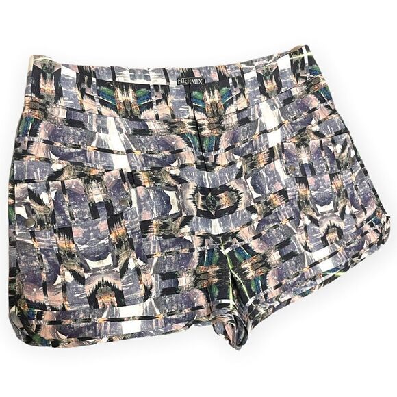 INTERMIX 100% Purple Printed Silk Printed Shorts
| Size: M | - Picture 11 of 11